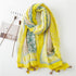 Small Fresh Cotton and Hemp Scarf Bohemian Printed Scarf